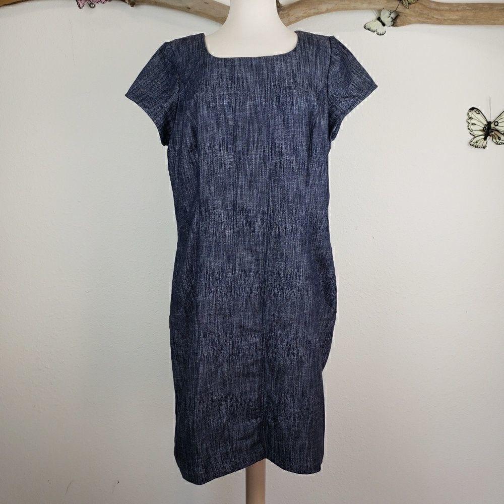 Componix denim sheath dress